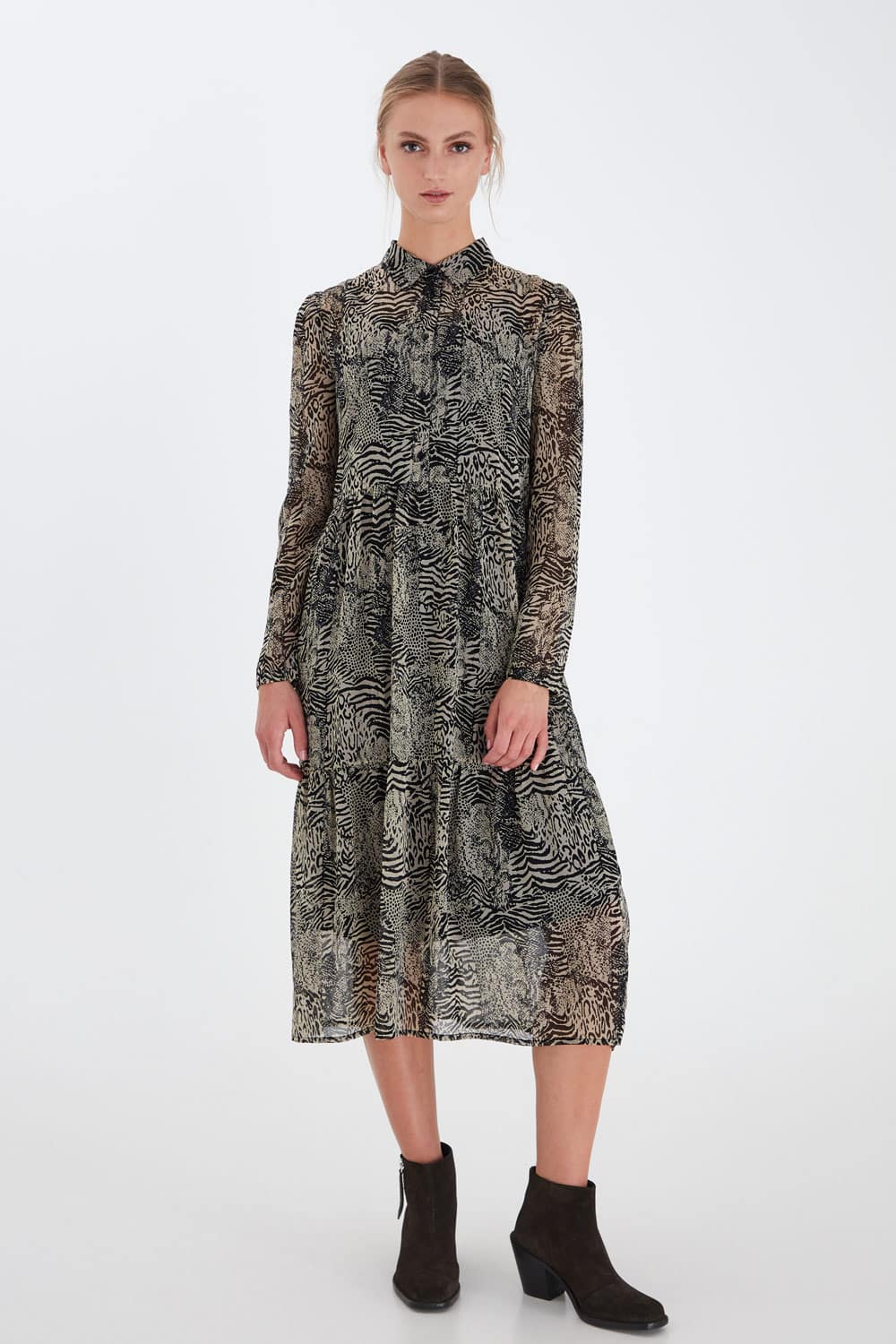 Ichi košilové šaty Ihassip