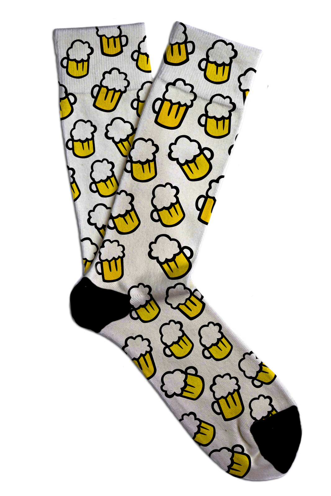 Soxit bílé unisex ponožky White Beer
