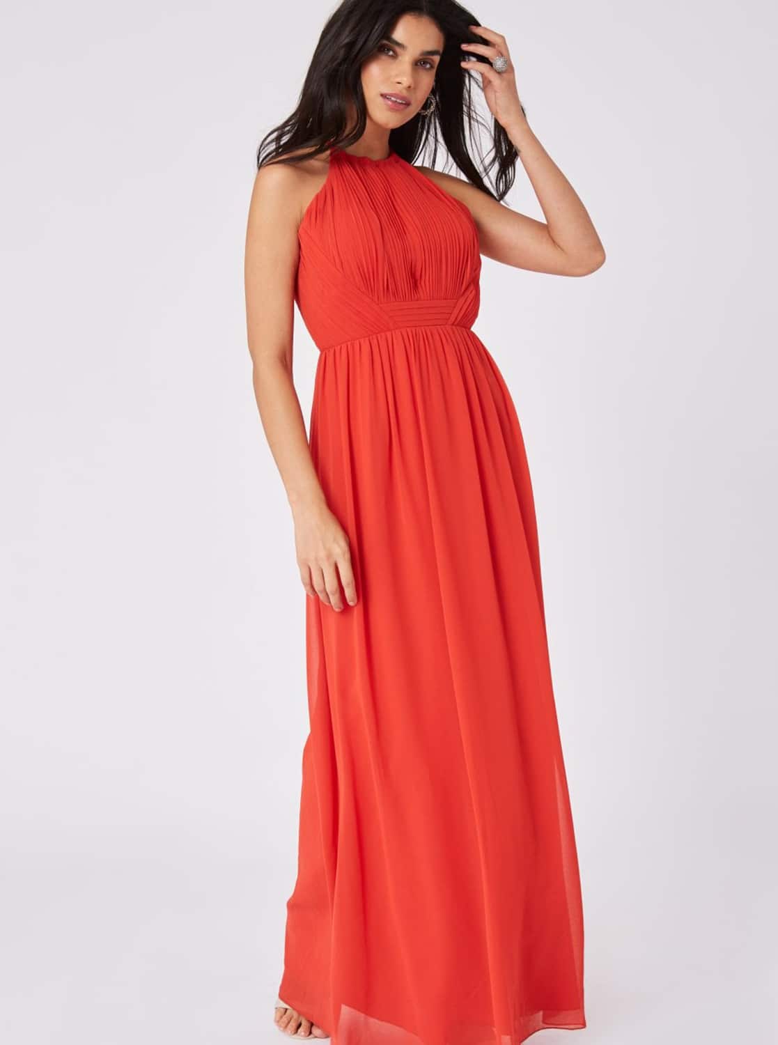 Červené maxišaty Little Mistress