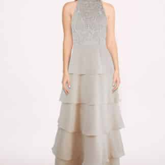 Šedé maxišaty Little Mistress