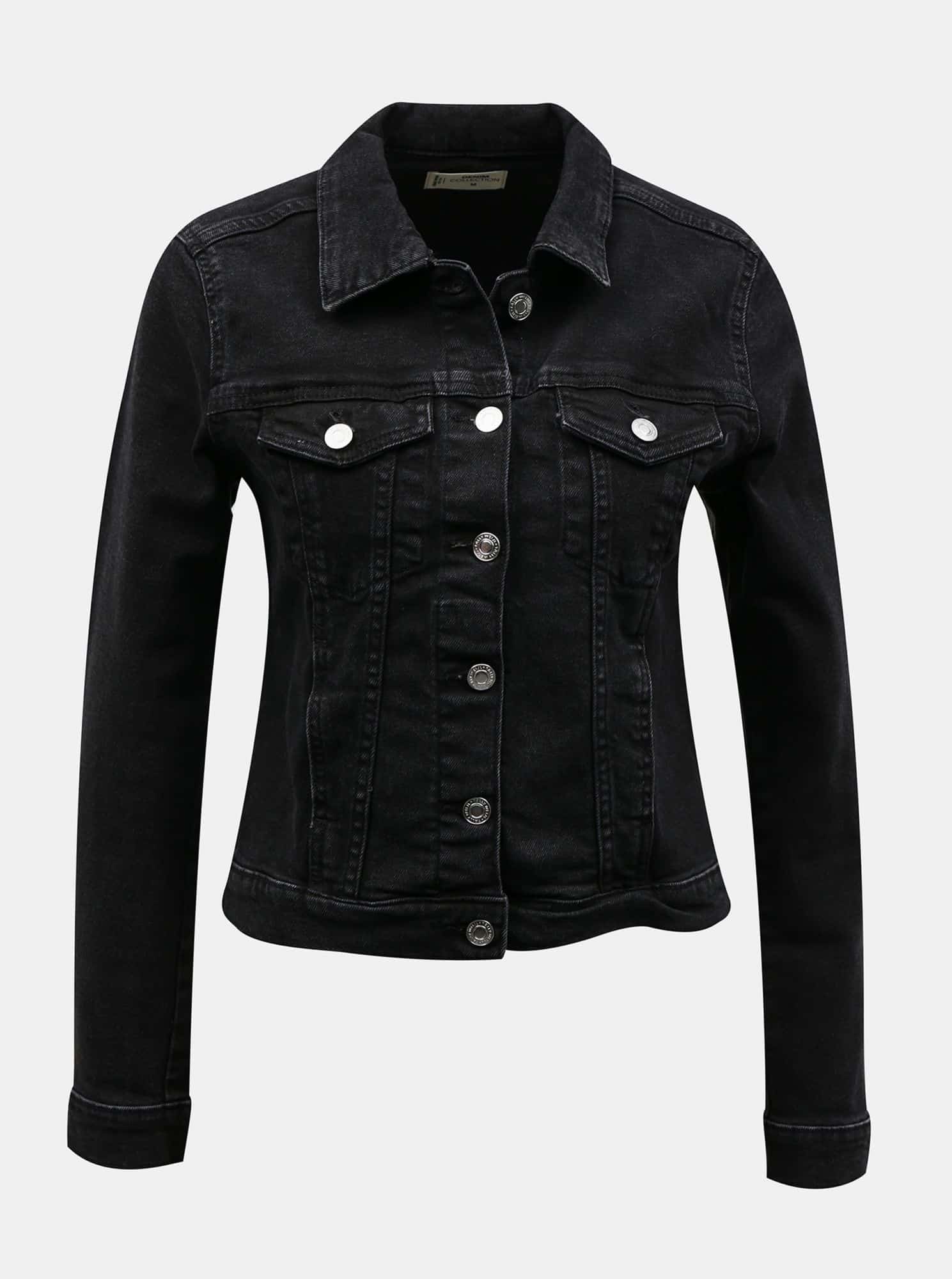 Černá džínová bunda TALLY WEiJL