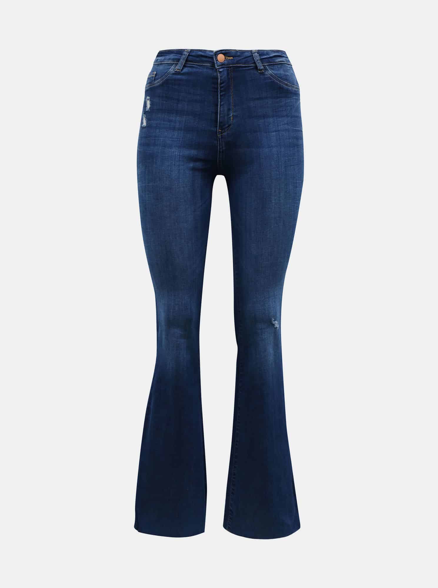 Modré flared fit džíny TALLY WEiJL