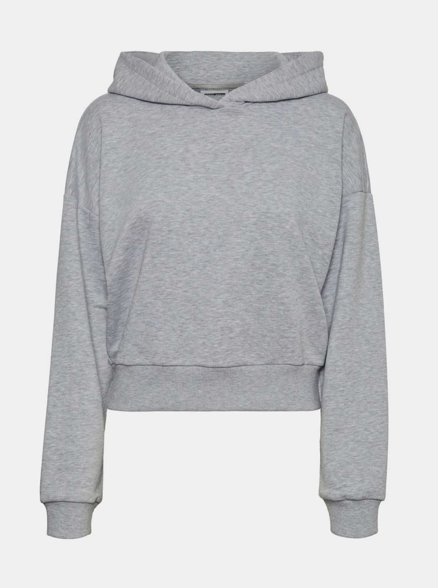 Šedá mikina s kapucí Noisy May Andy