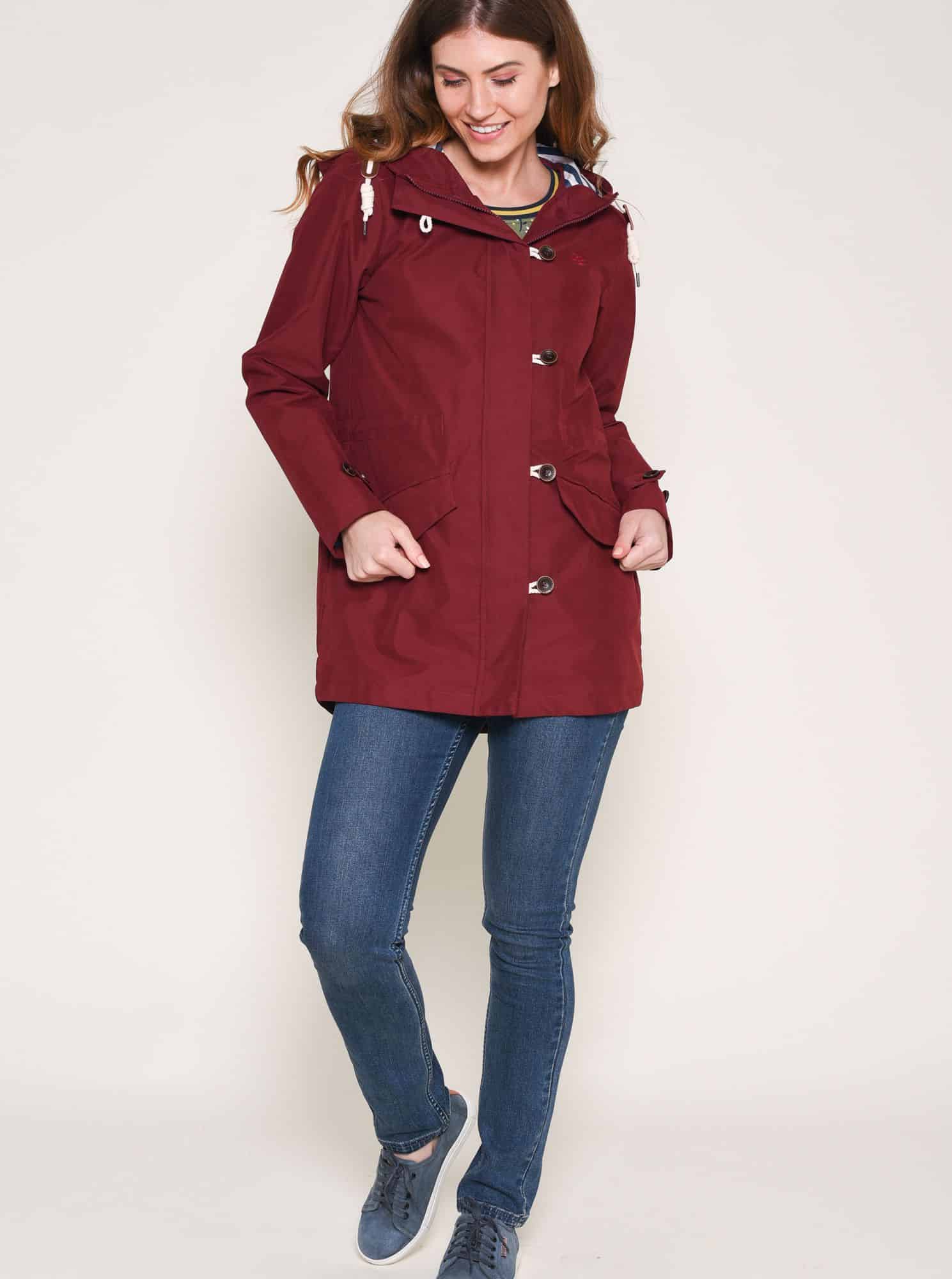 Vínová dámská bunda Brakeburn