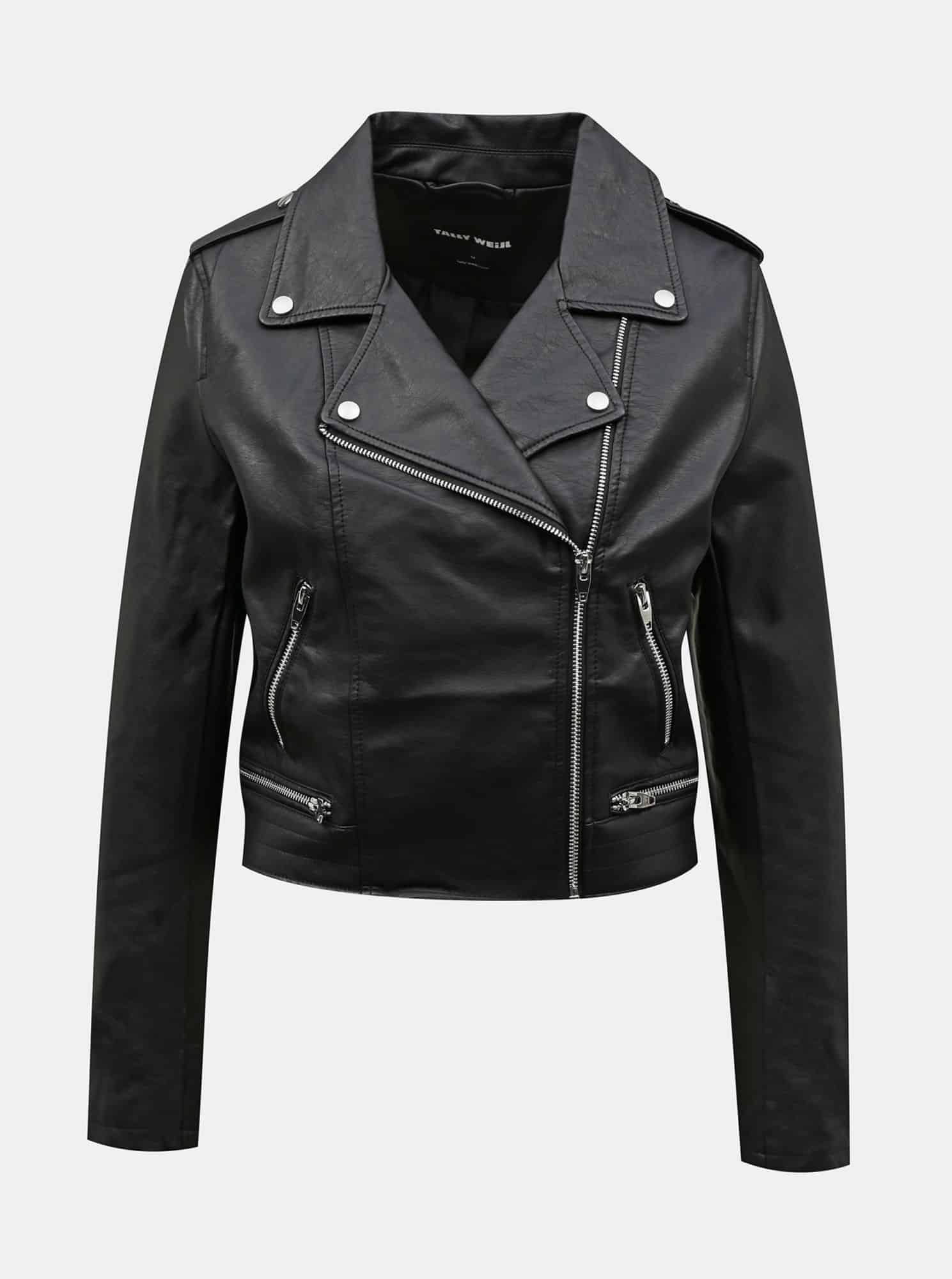 Černý koženkový křivák TALLY WEiJL