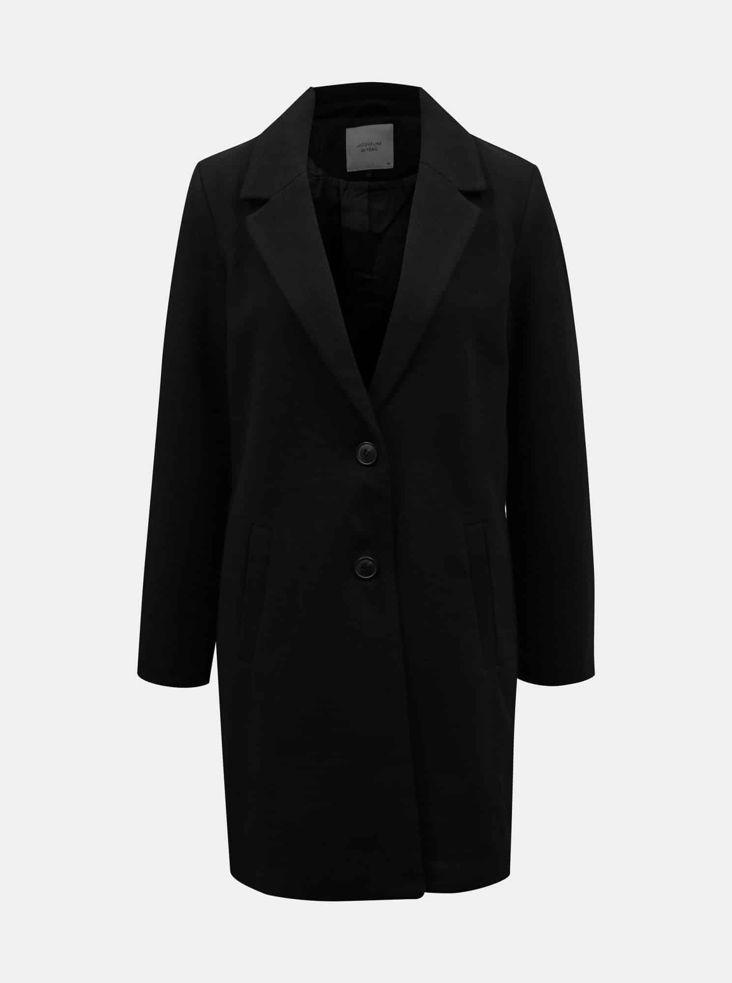 Černý kabát Jacqueline de Yong Emma