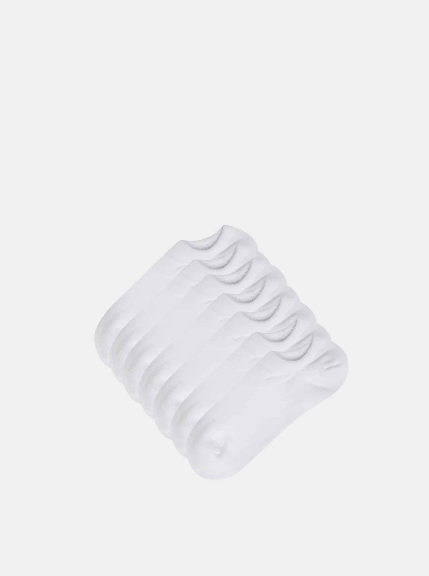 Tally Weijl sada sedmi bílých ponožek Whitney