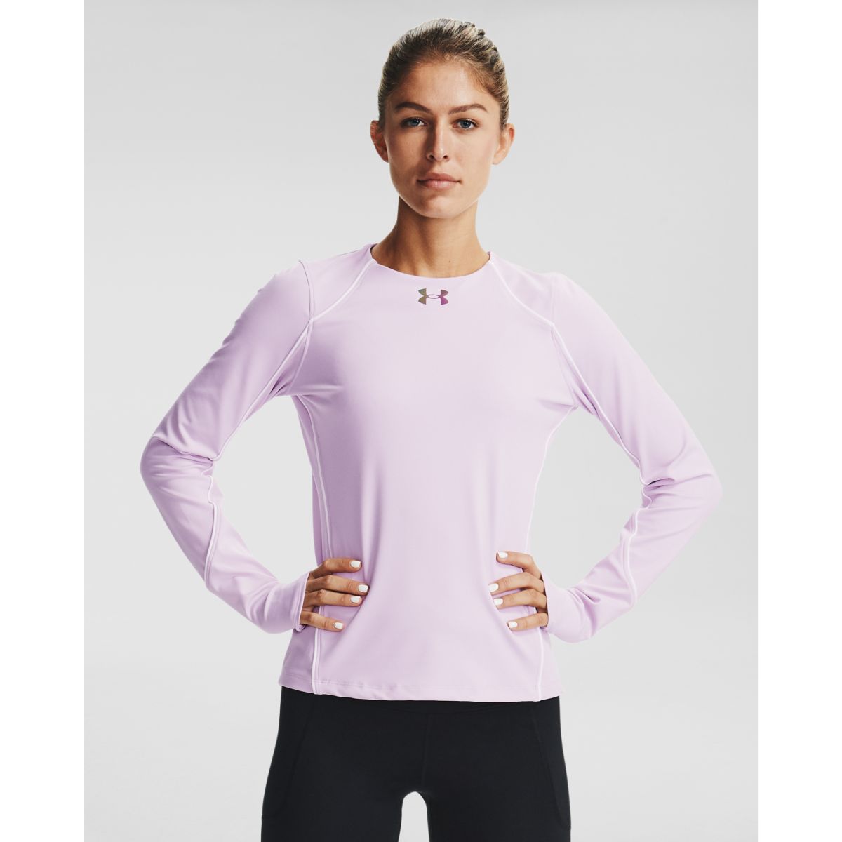 Tričko Under Armour CG Rush LS Crew-PPL