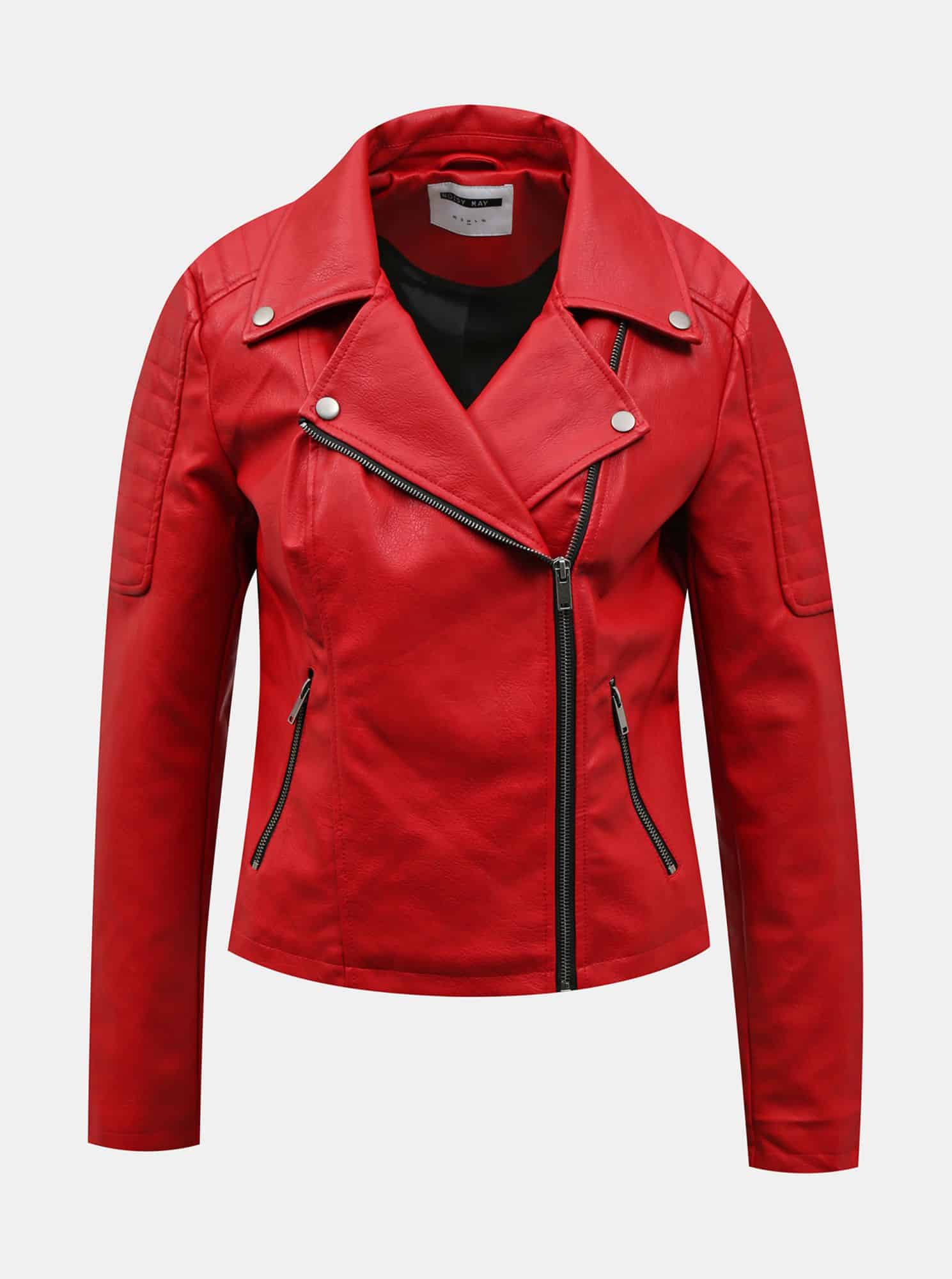 Červený koženkový křivák Noisy May