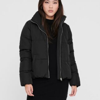 Černá zimní prošívaná bunda Jacqueline de Yong Erica