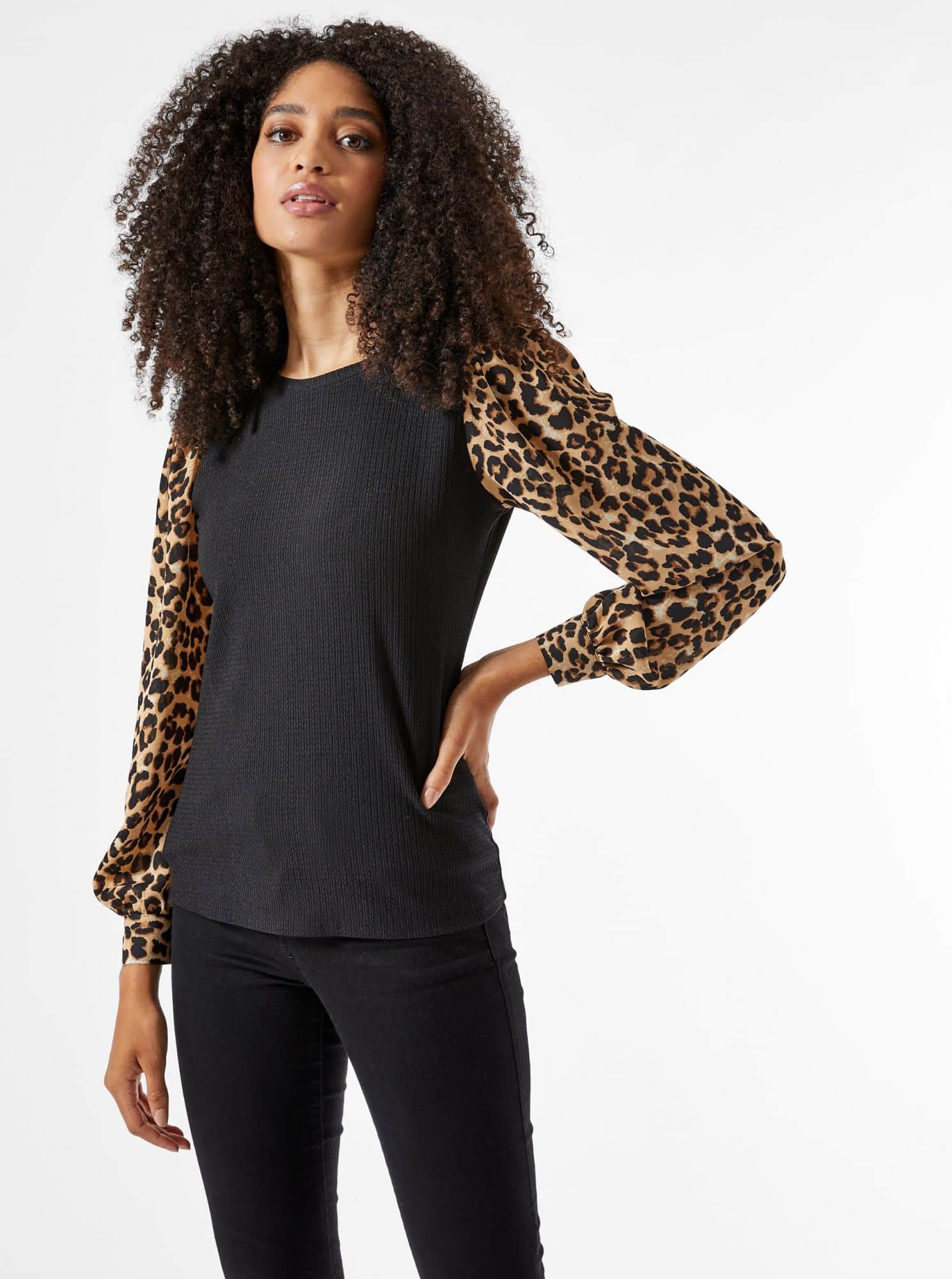 Černé tričko Dorothy Perkins