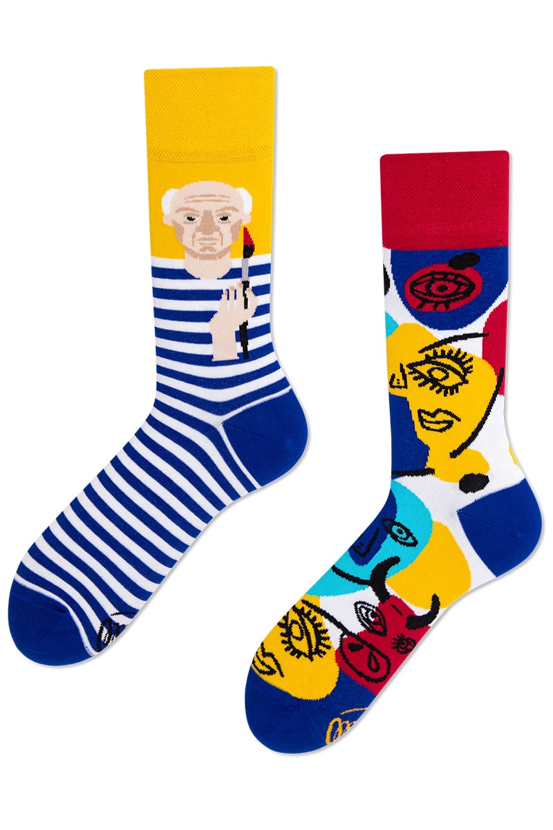 Many Mornings barevné ponožky Picassocks
