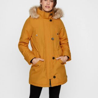 Hořčicová zimní parka VERO MODA Excursion