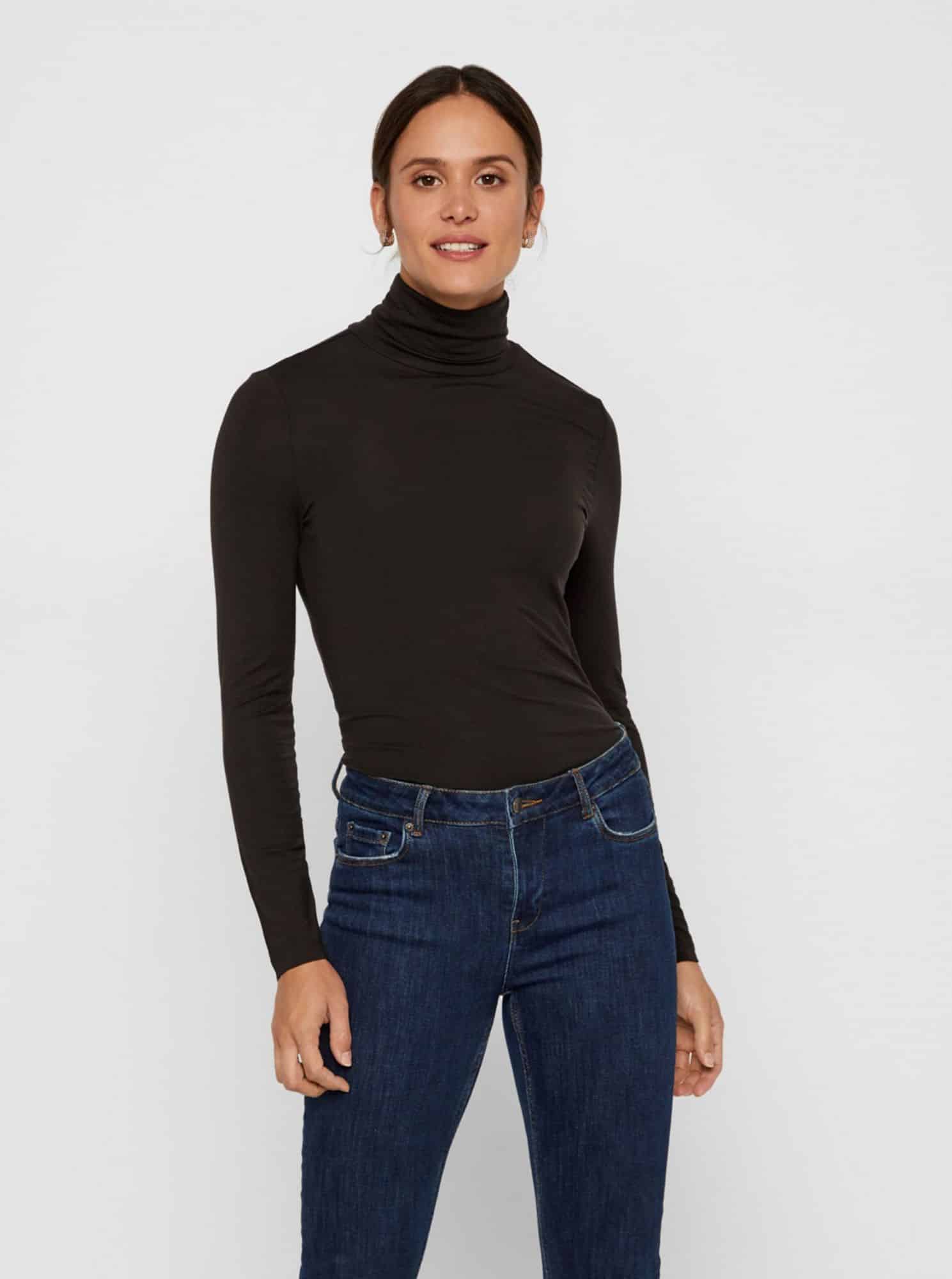 Černý rolák VERO MODA Ava