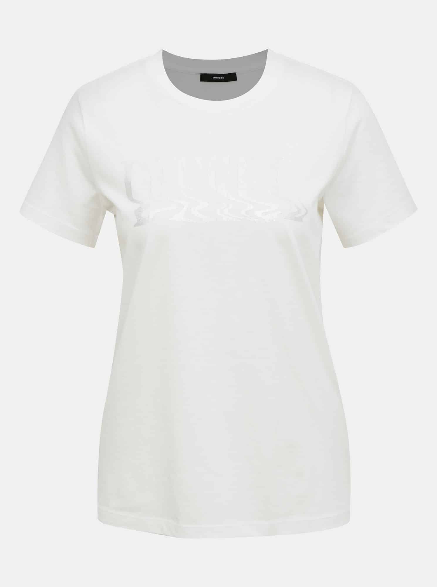 Bílé dámské tričko Diesel