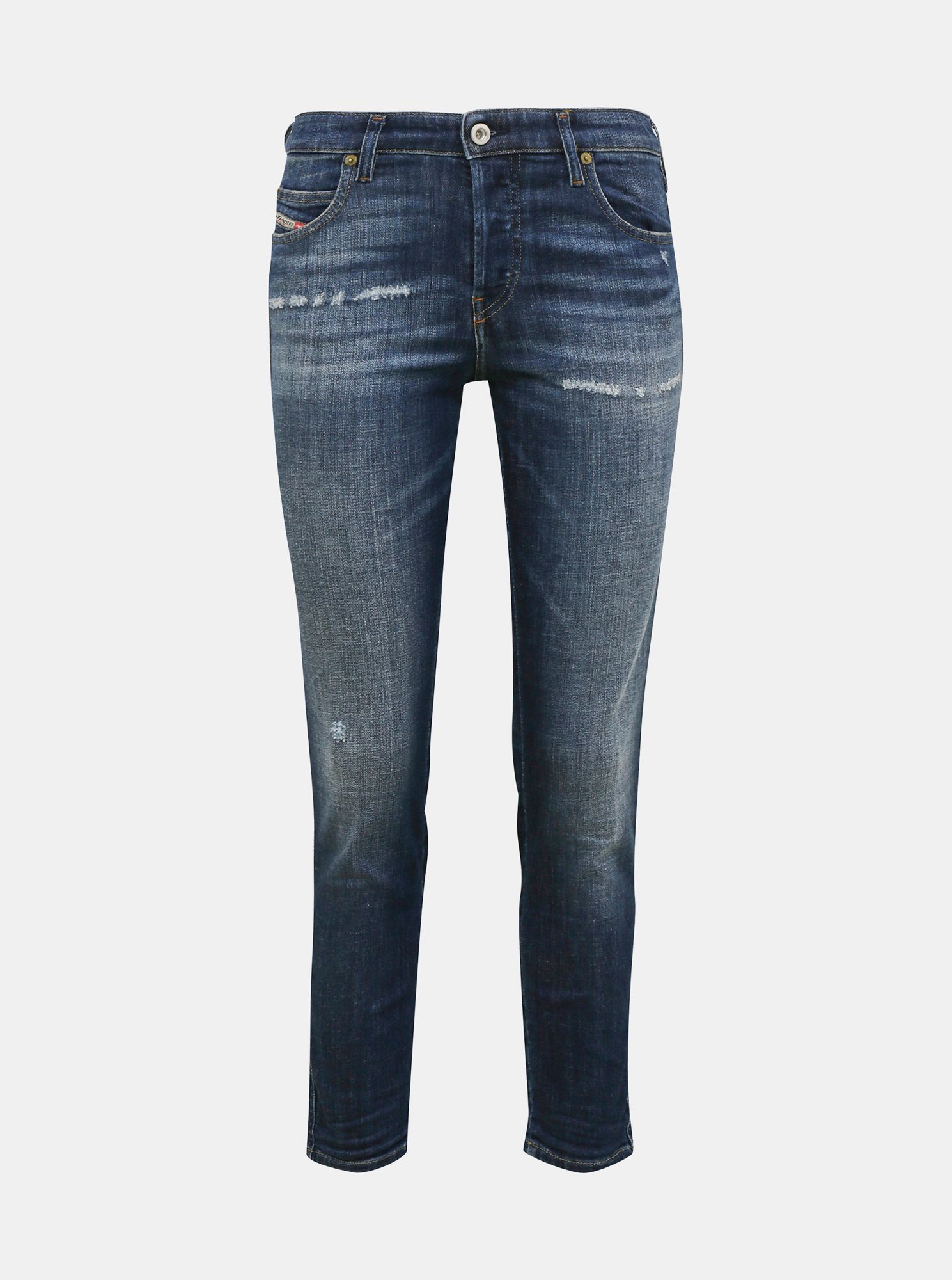 Modré dámské slim fit džíny Diesel