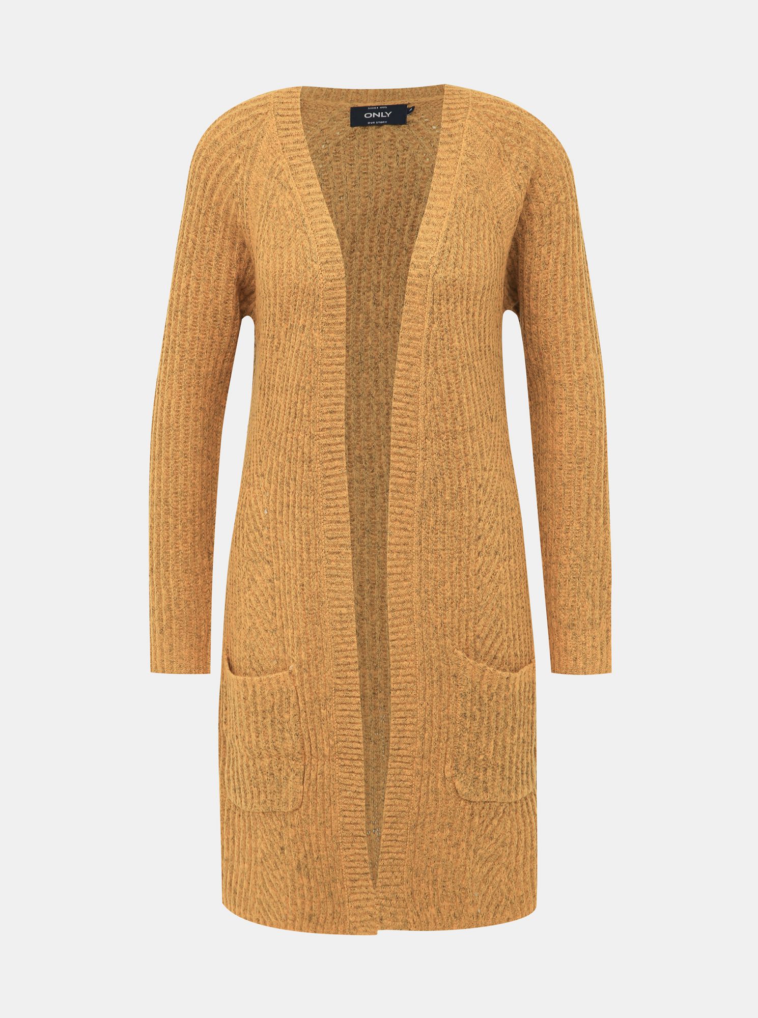 Hořčicový kardigan ONLY Bernice