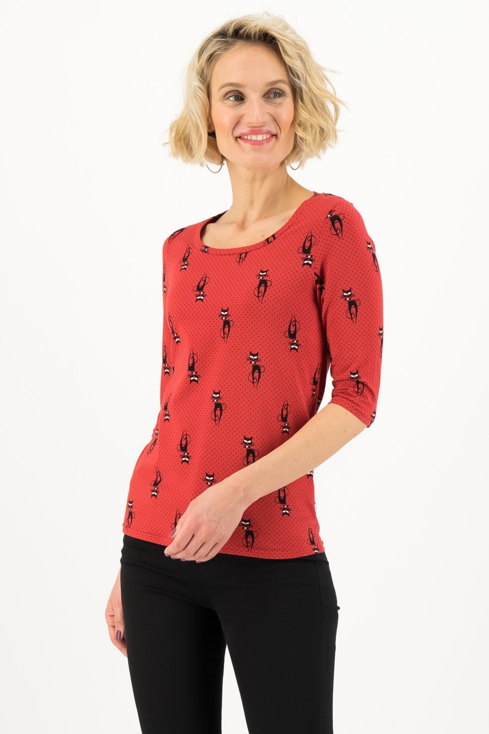 Blutsgeschwister červené tričko Kitties Lover