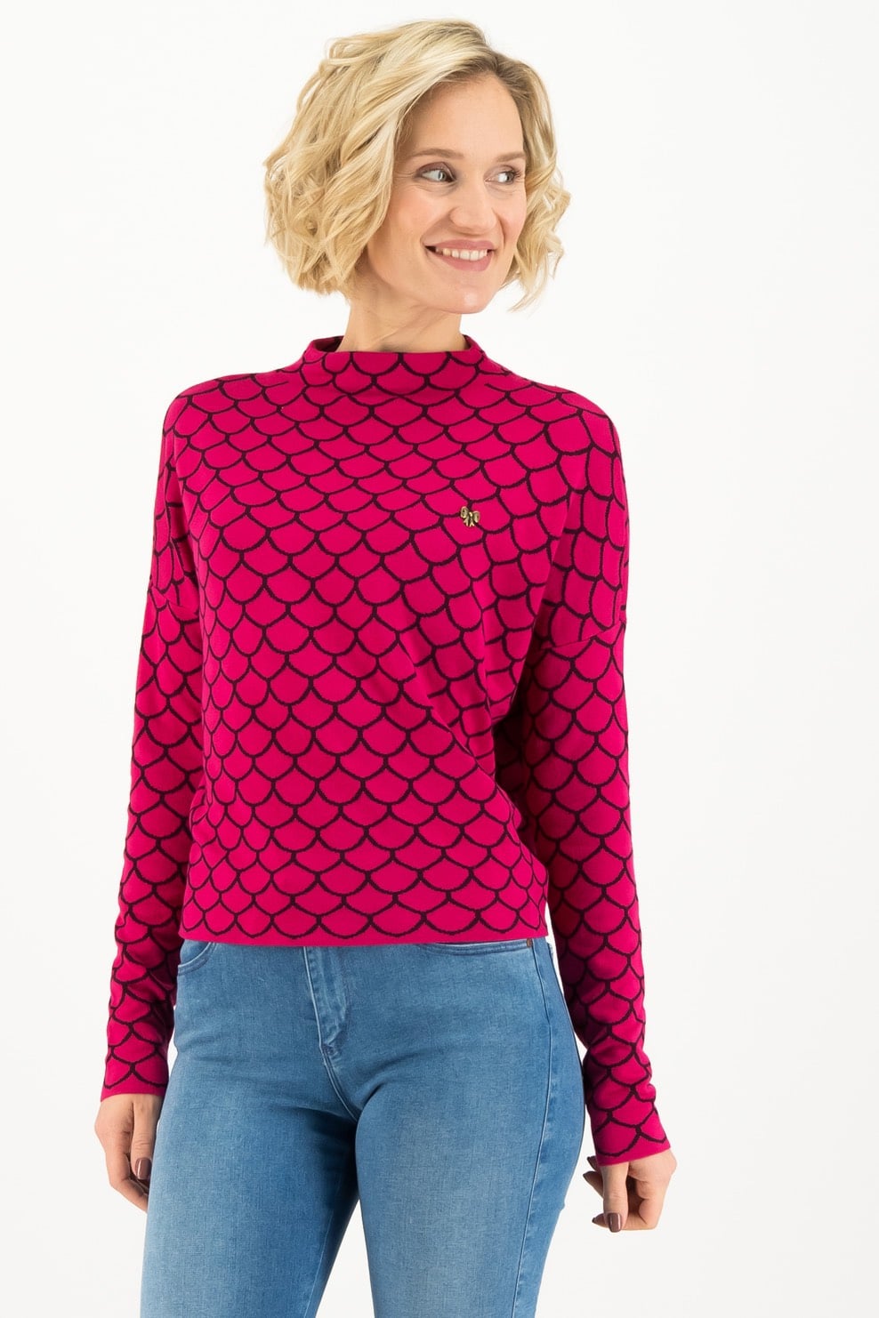 Blutsgeschwister růžový svetr Pink Shell