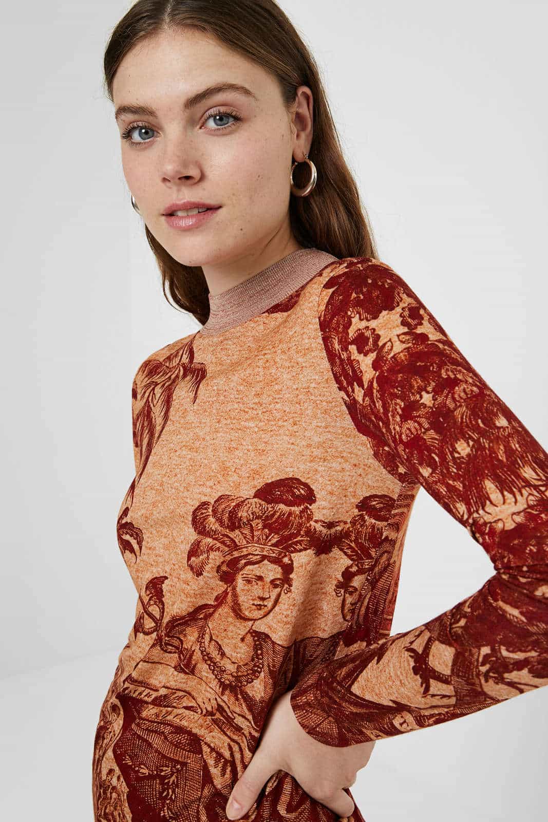 Desigual tričko TS Versalles s dlouhým rukávem