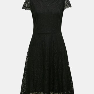 Černé krajkové šaty VERO MODA Sassa