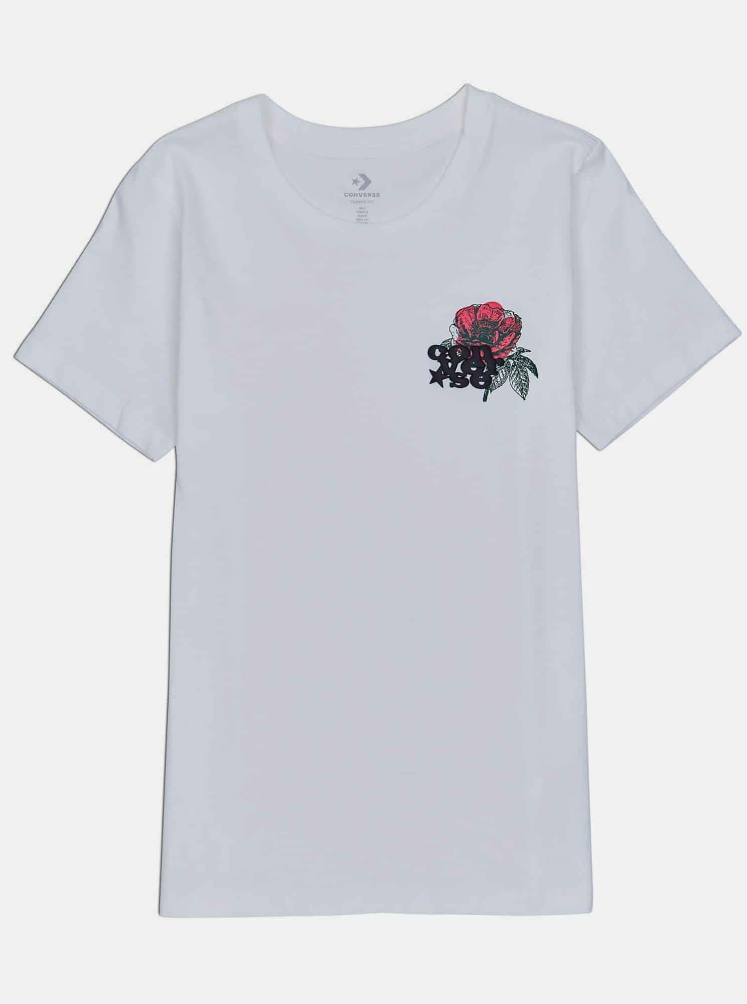 Bílé dámské tričko Converse