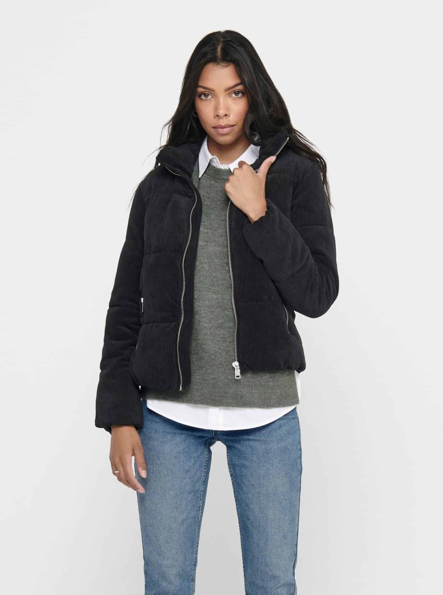 Černá bunda Jacqueline de Yong New Lexa