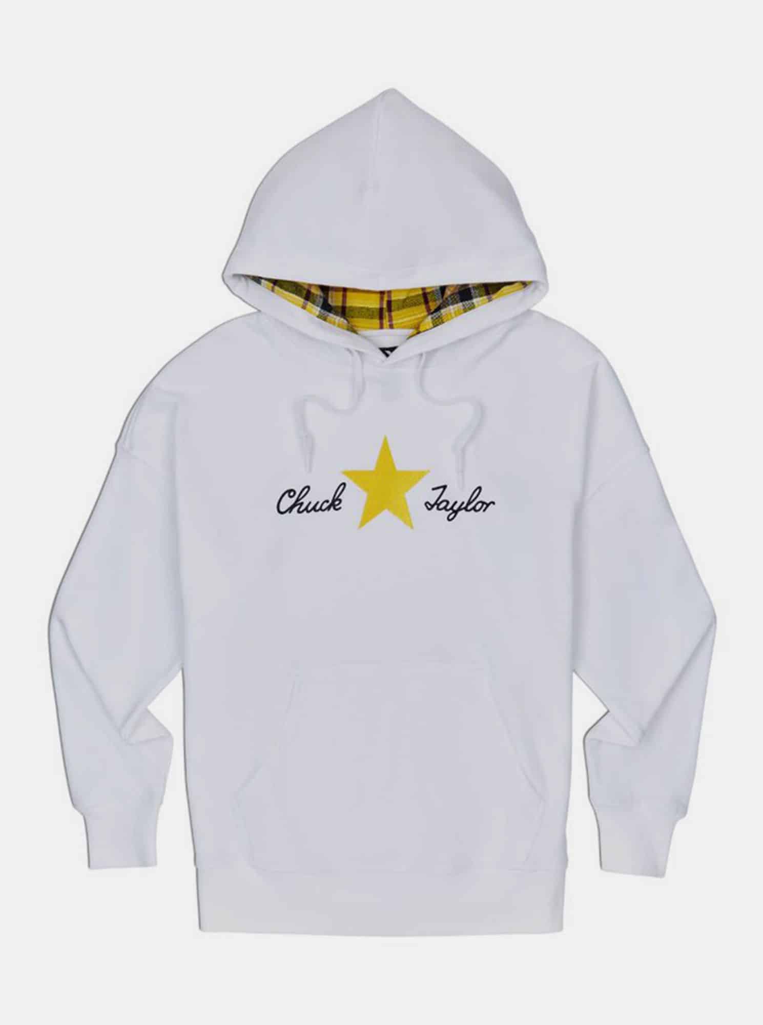 Bílá dámská mikina s kapucí Converse