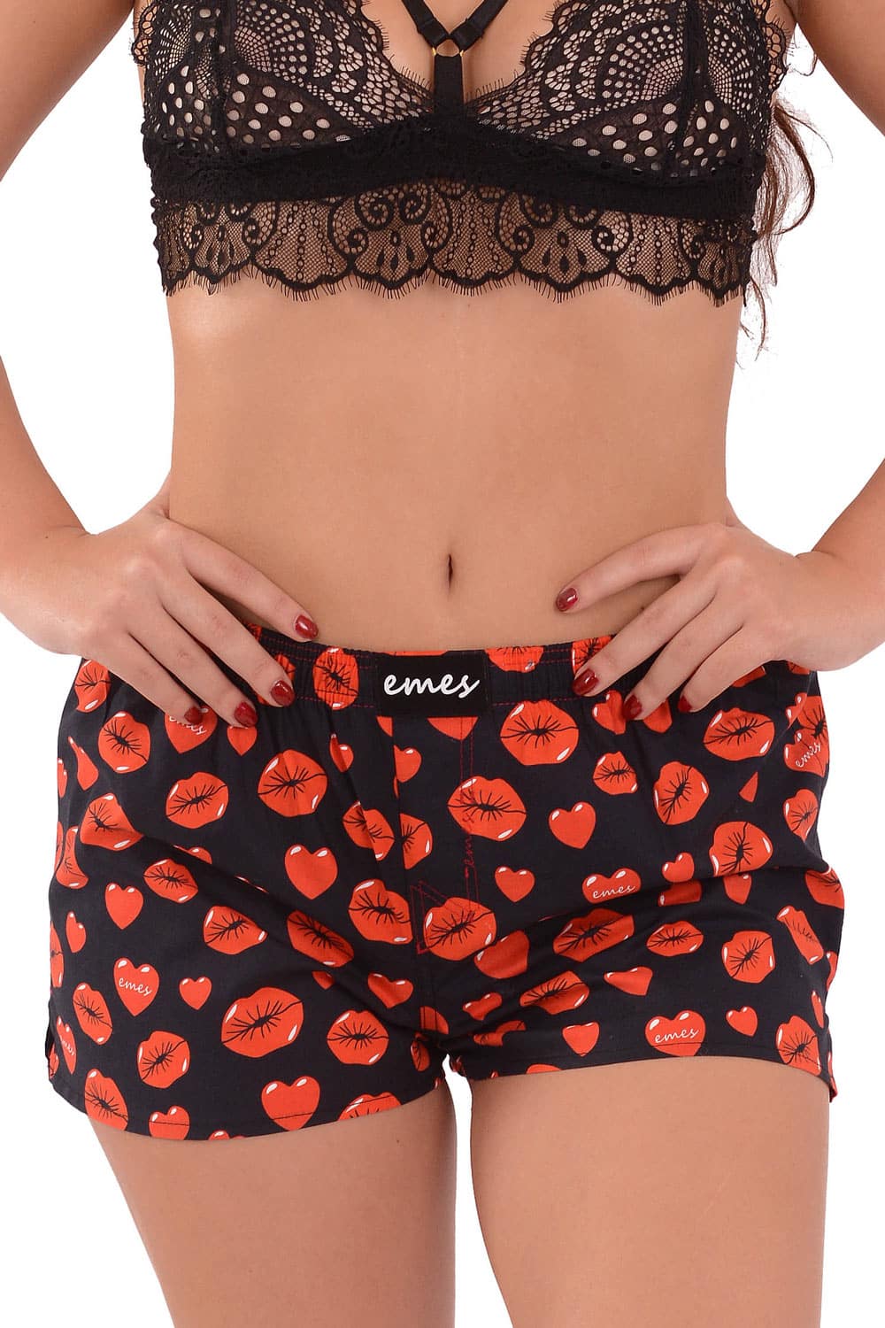 Emes černé trenýrky romantic