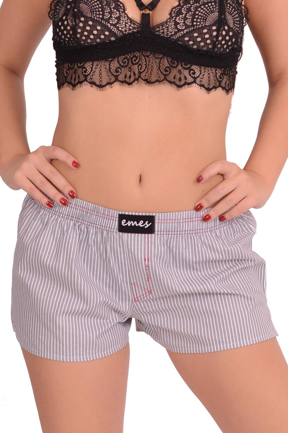 Emes modré proužkované trenýrky