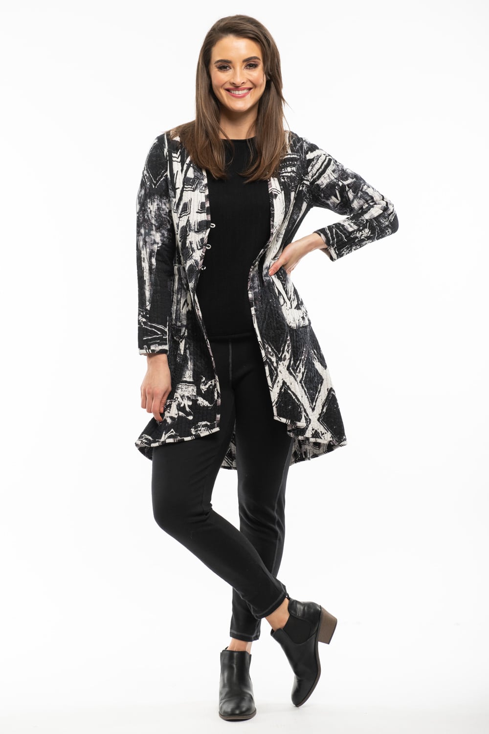 Orientique oboustranný kabát Leonardo