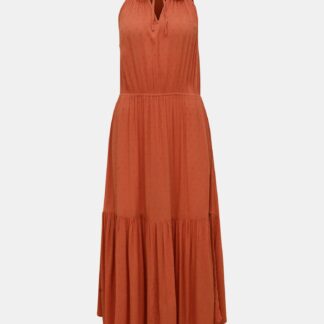 Cihlové šaty Jacqueline de Yong Lima