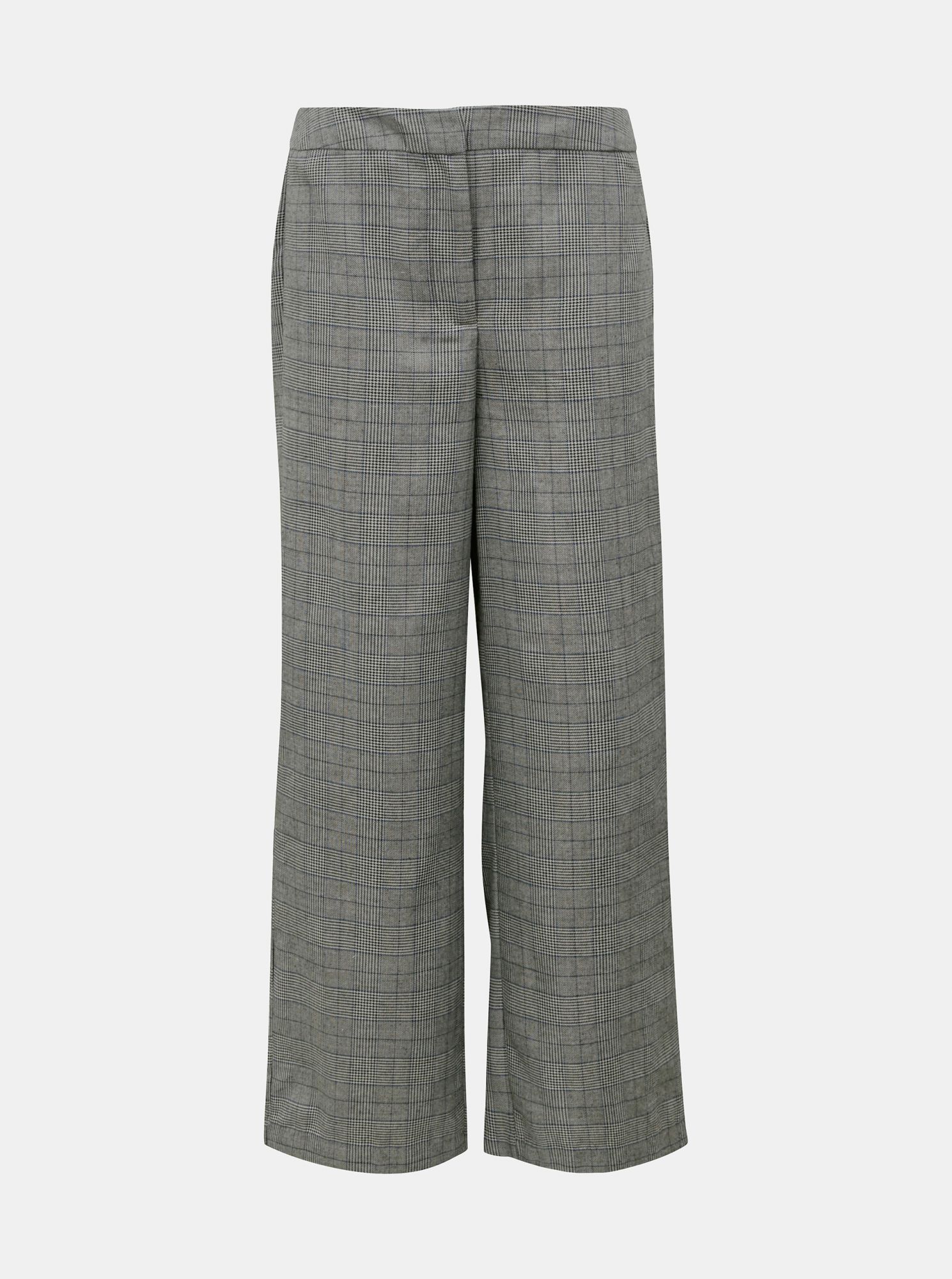 Šedé kostkované kalhoty Jacqueline de Yong Tara