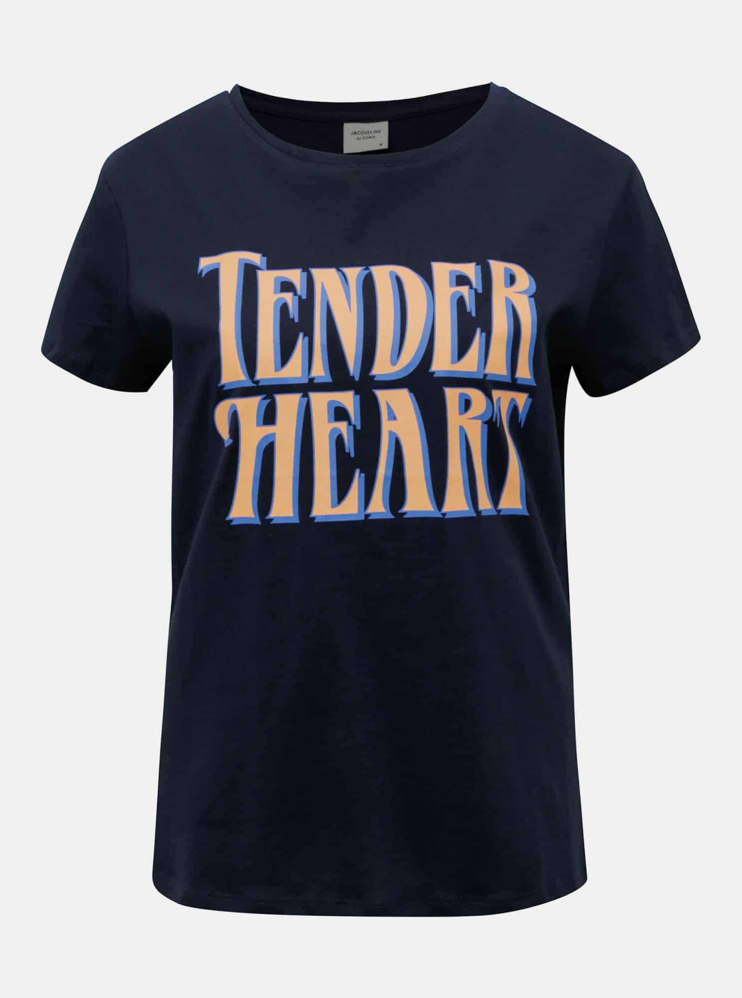 Tmavě modré tričko Jacqueline de Yong Brenda