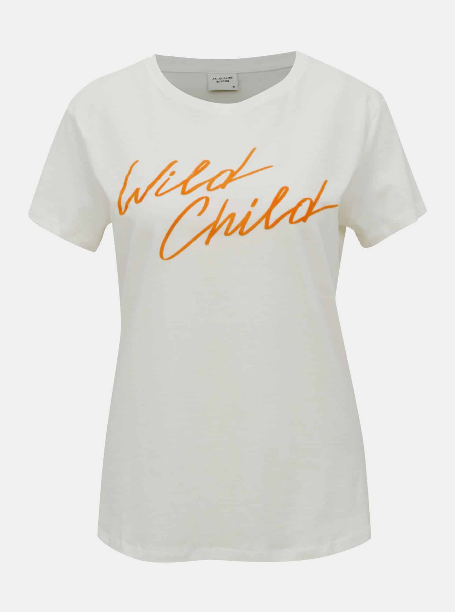 Bílé tričko Jacqueline de Yong Brenda