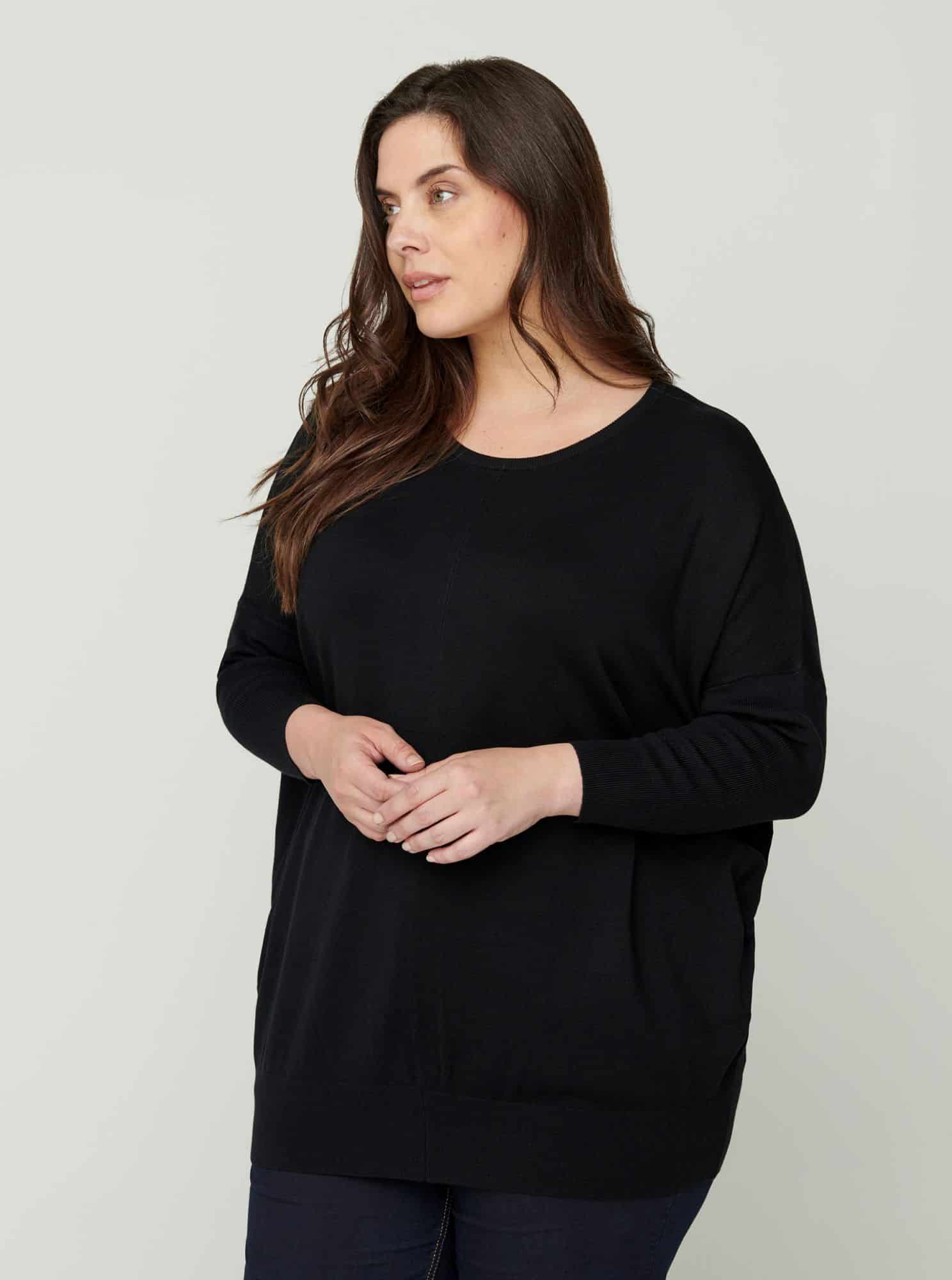 Zizzi černý lehký svetr