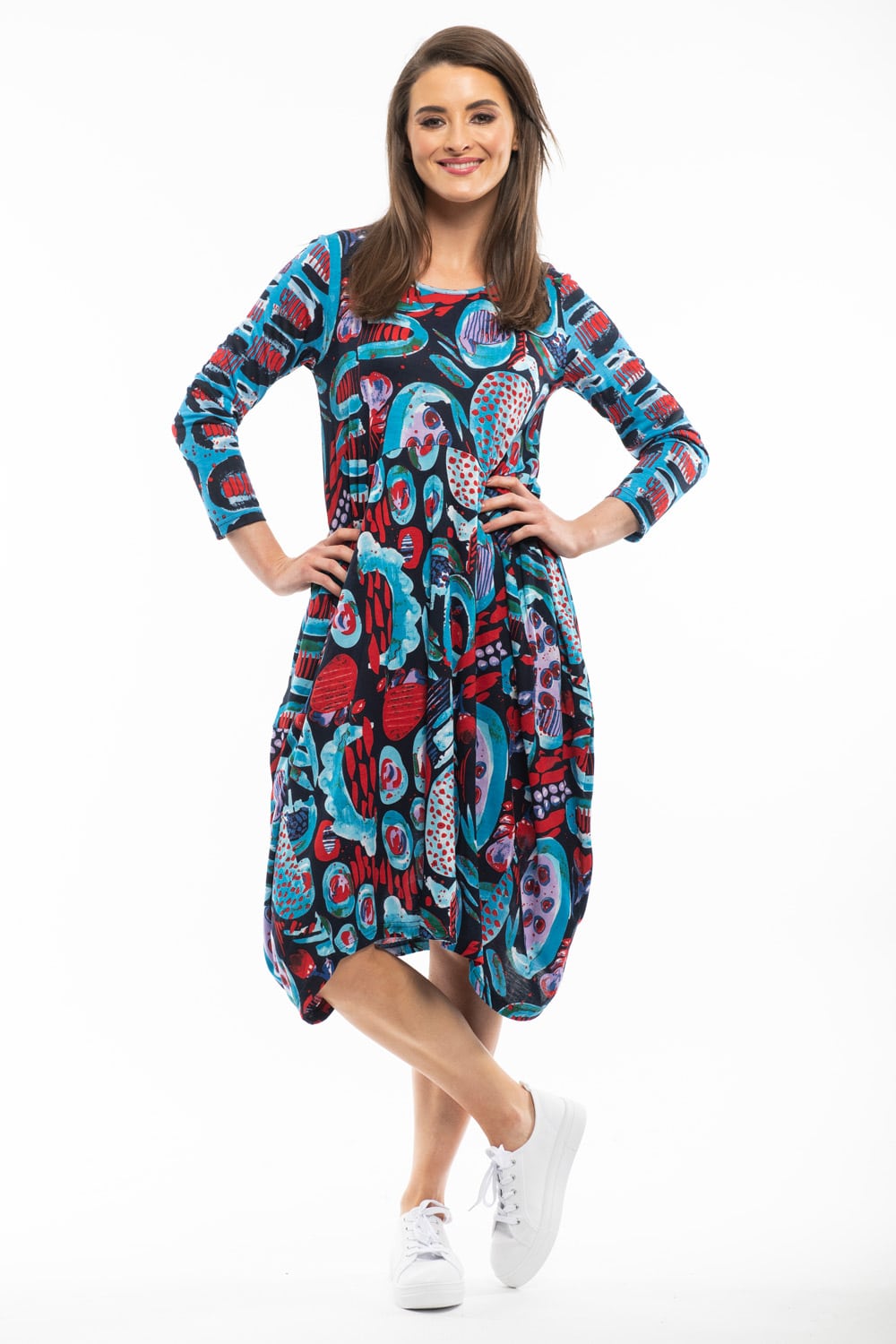 Orientique barevné šaty Bellini Navy