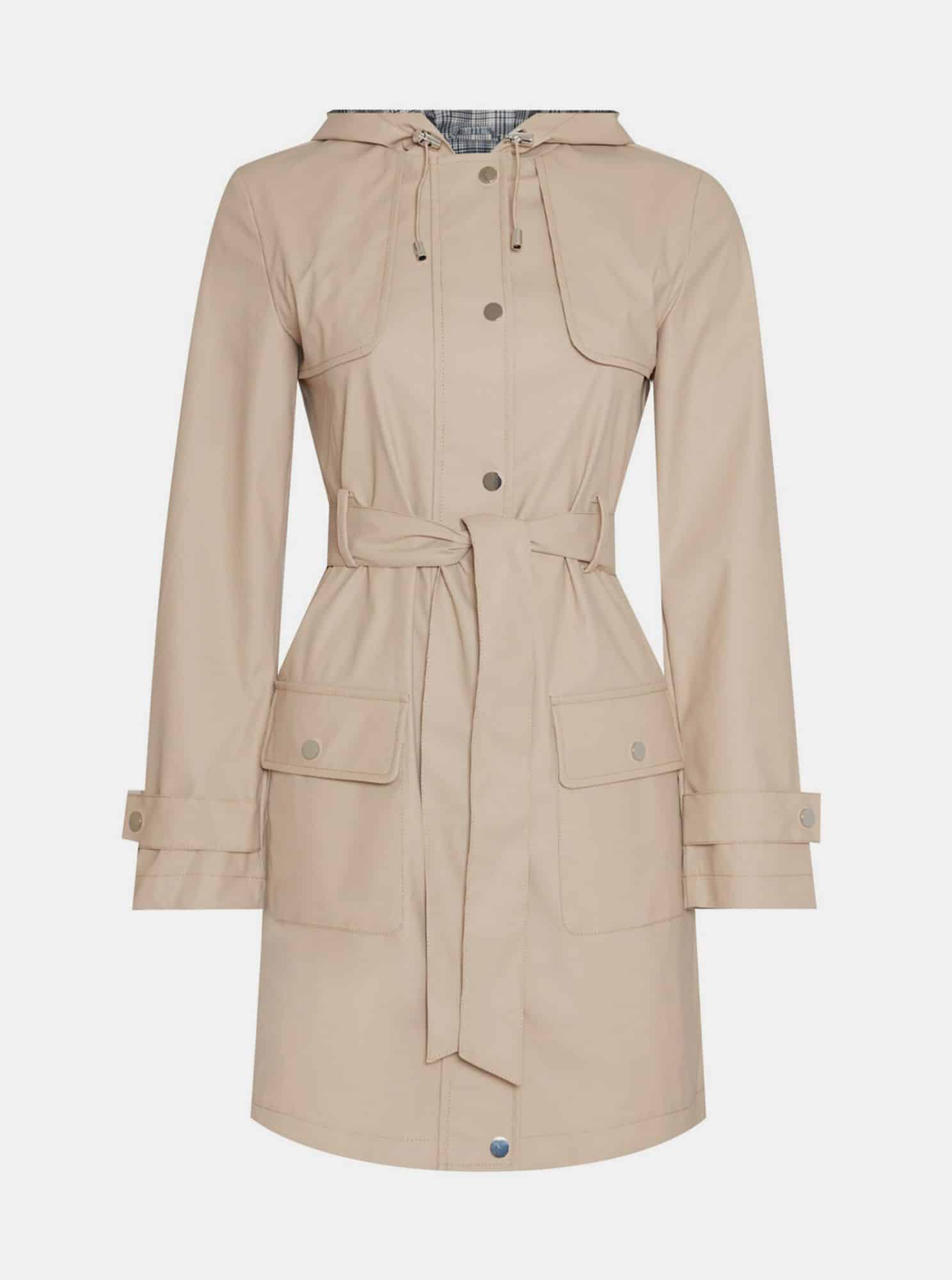 Béžová voděodolná parka Dorothy Perkins