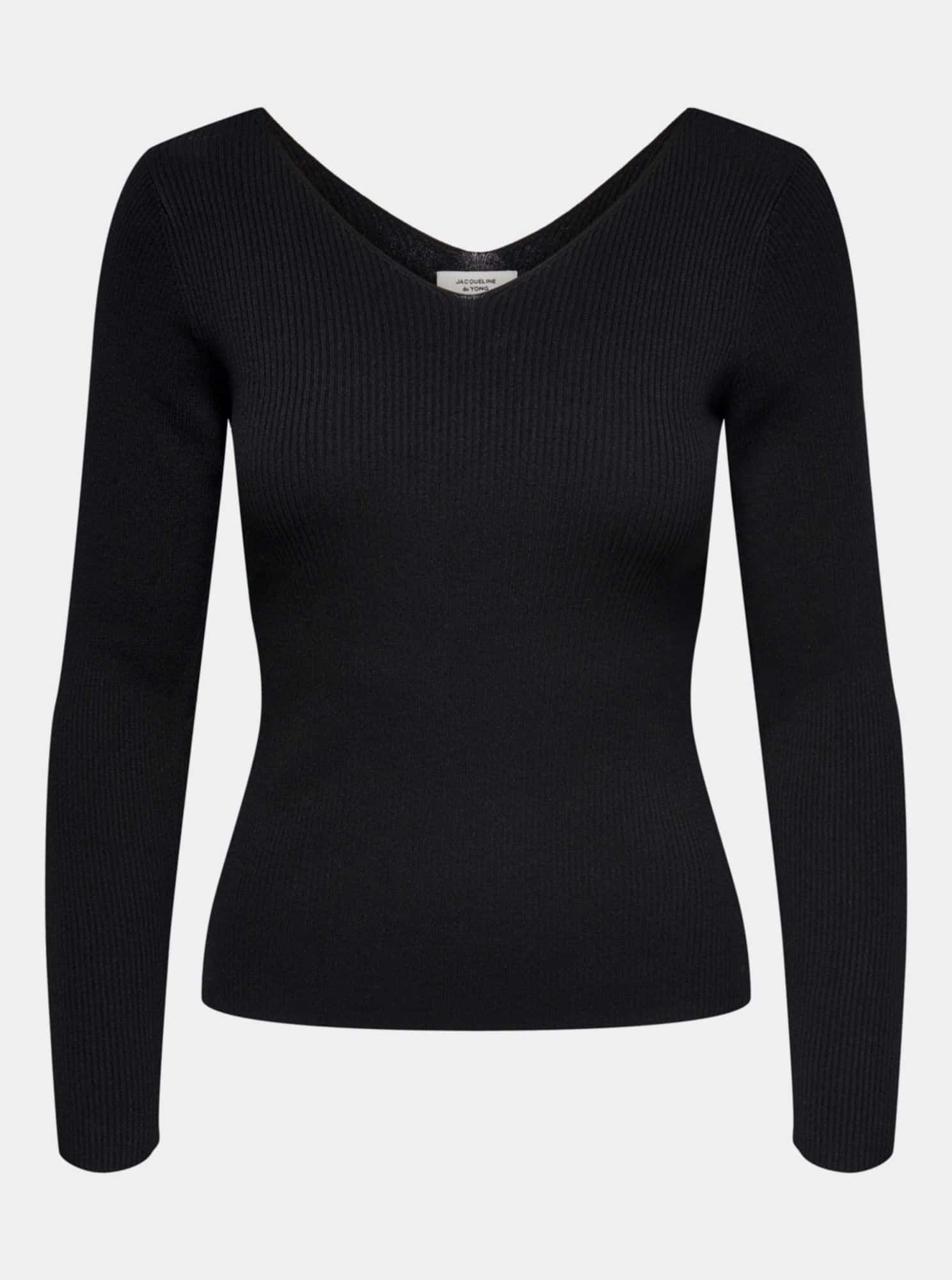 Černé tričko Jacqueline de Yong Nannna