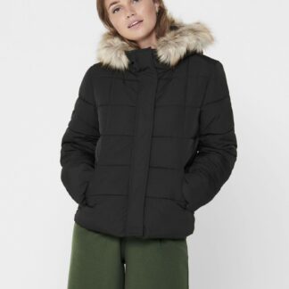 Černá prošívaná bunda Jacqueline de Yong Sunset