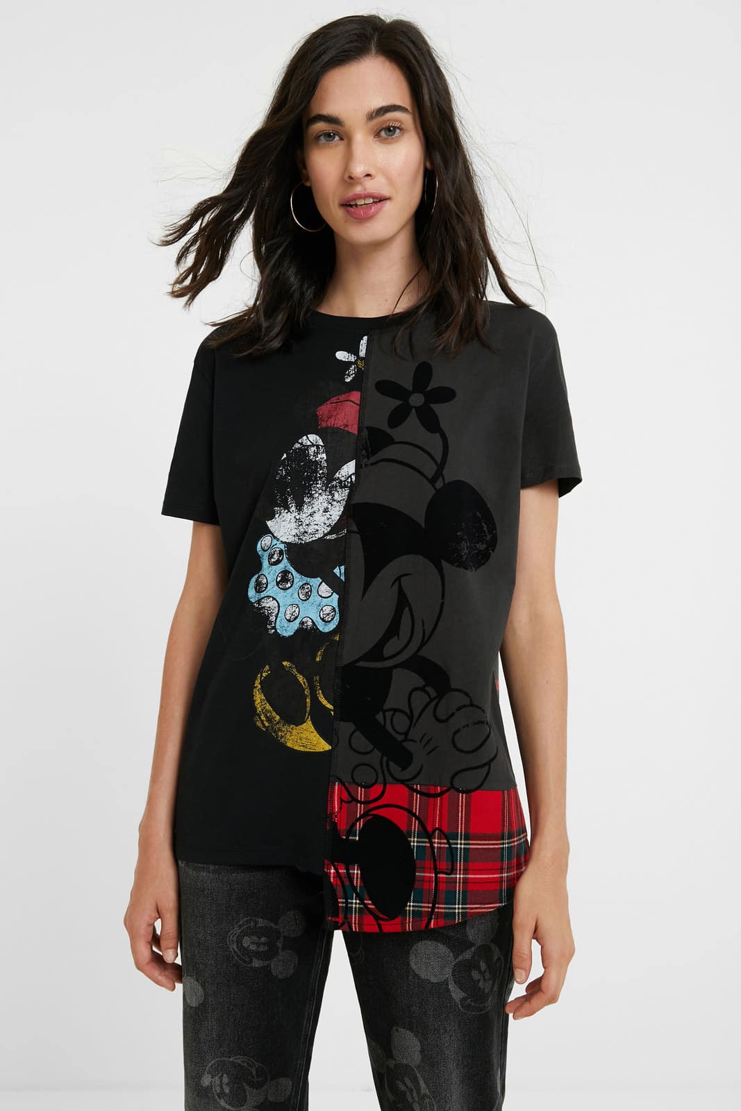 Desigual černé tričko TS Minniemix