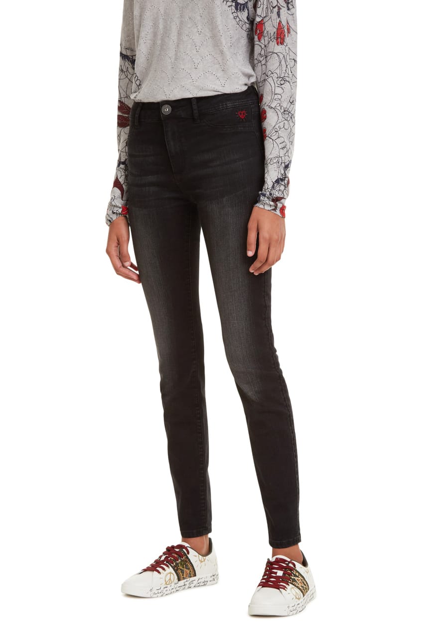 Desigual džíny Denim Basic 2nd Skin