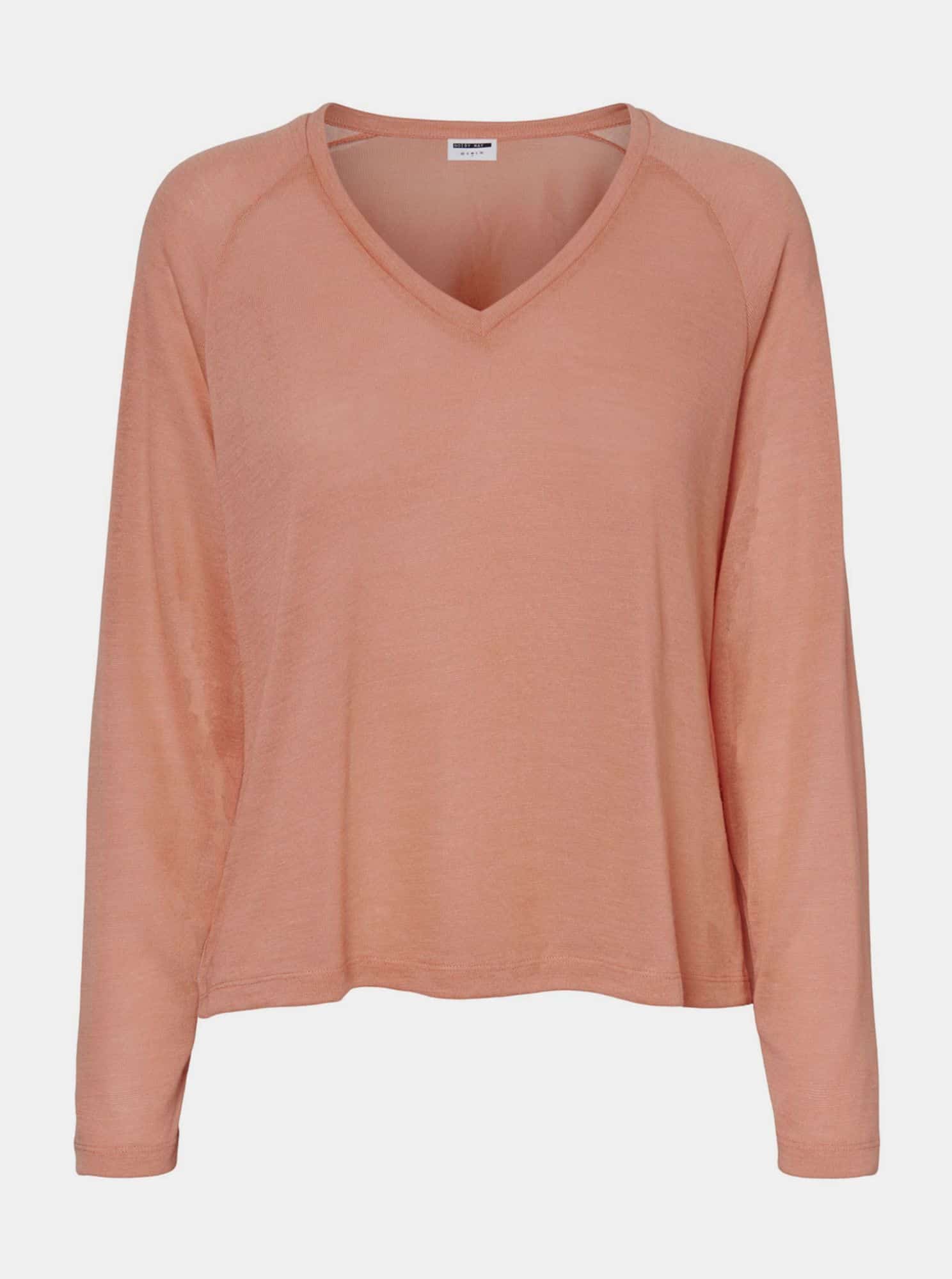 Růžový basic svetr Noisy May Molly