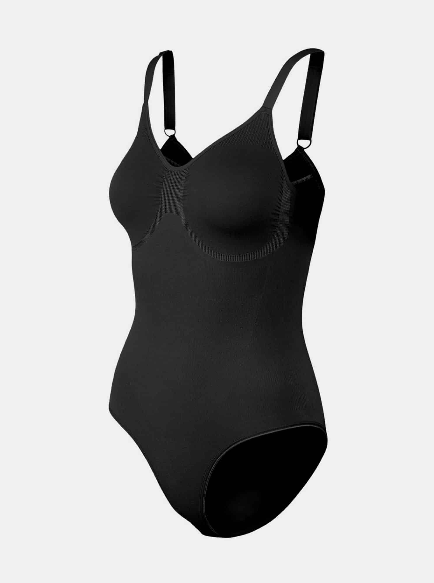 Černé stahovací body Pieces Bellla