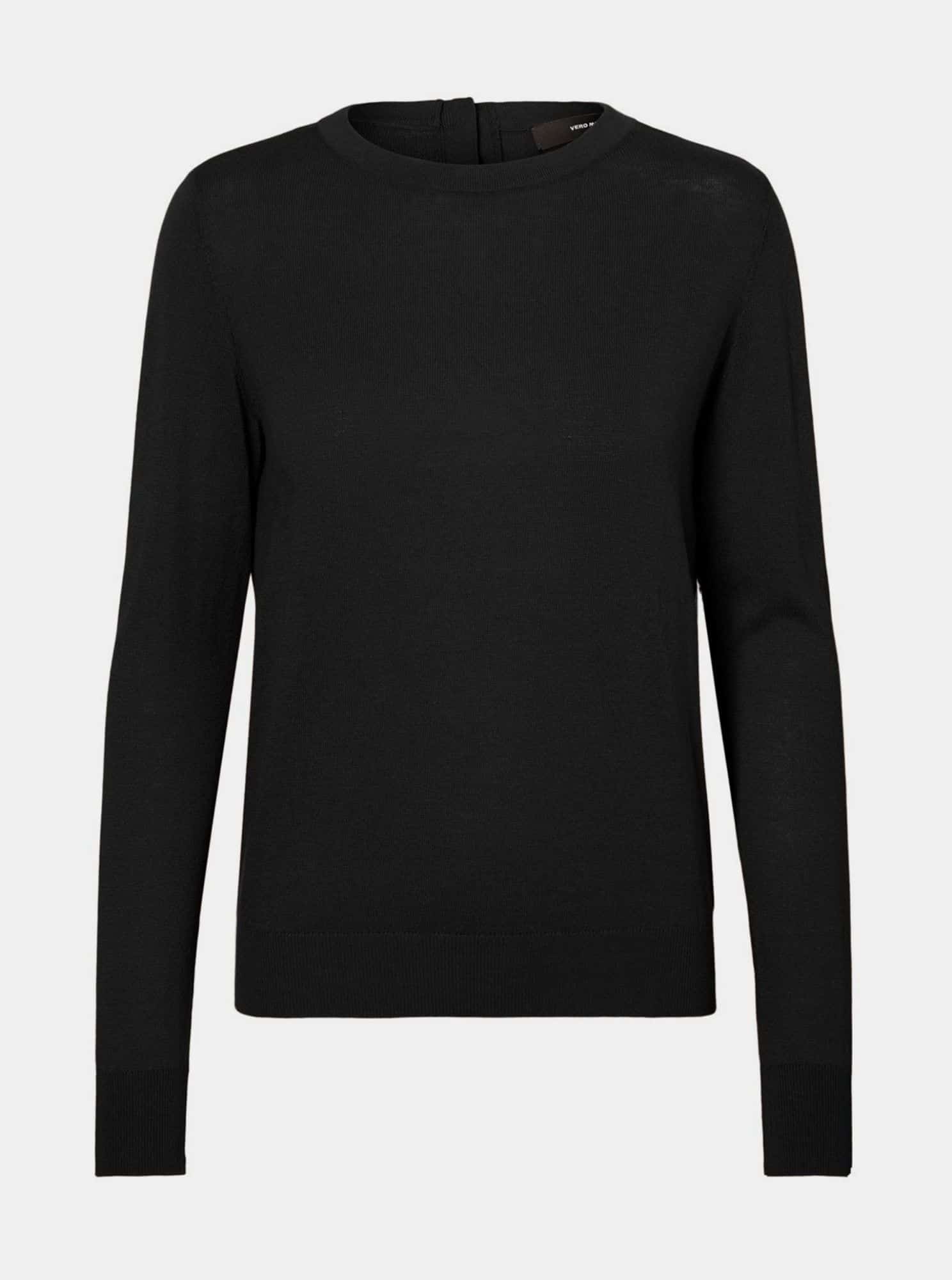 Černý lehký svetr VERO MODA Milda