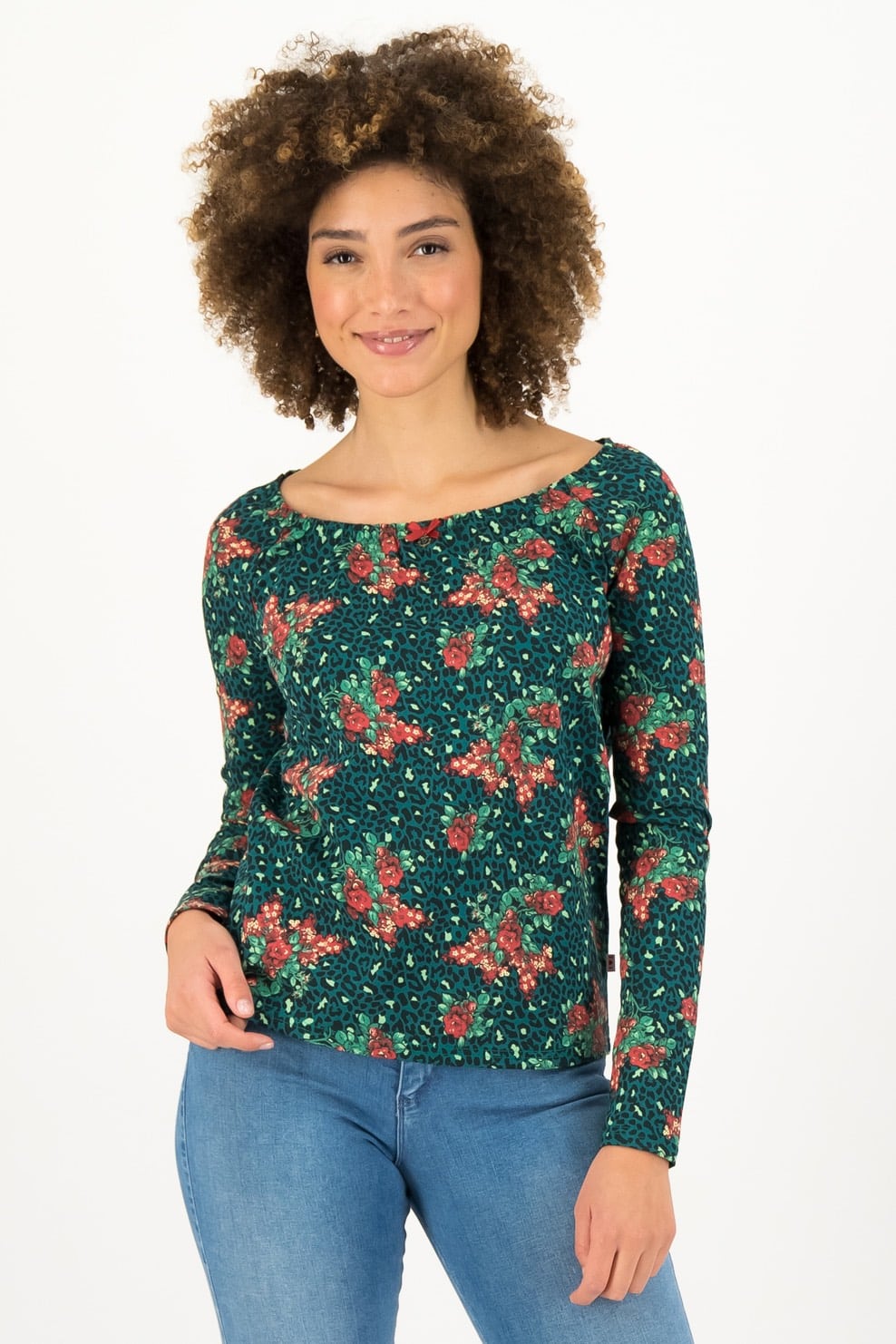 Blutsgeschwister petrolejové tričko Wild Romance