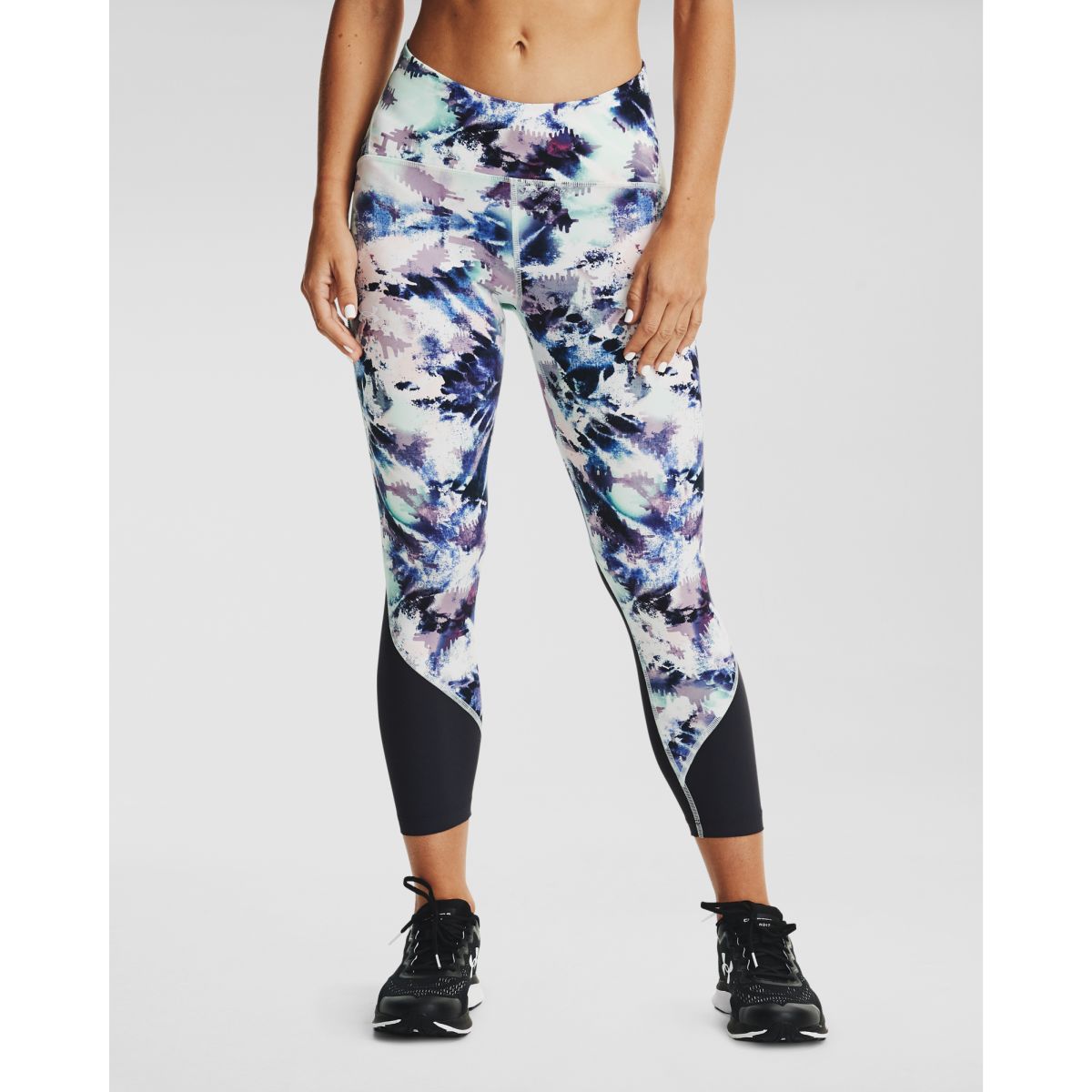 Legíny Under Armour W UA Fly Fast Printed Crop-BLU