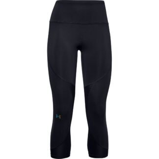 Legíny Under Armour UA Rush Side Piping Crop-BLK