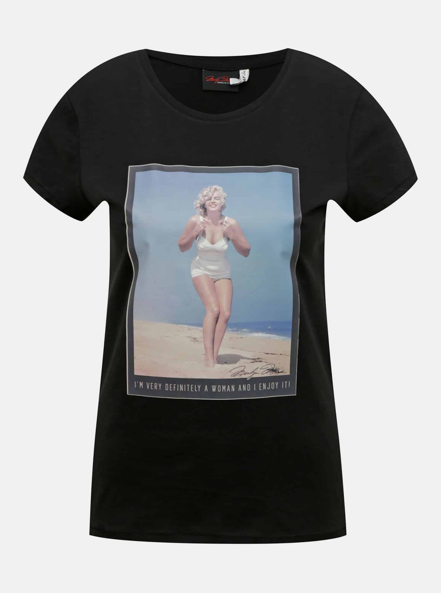 Černé tričko ONLY Marilyn Monroe