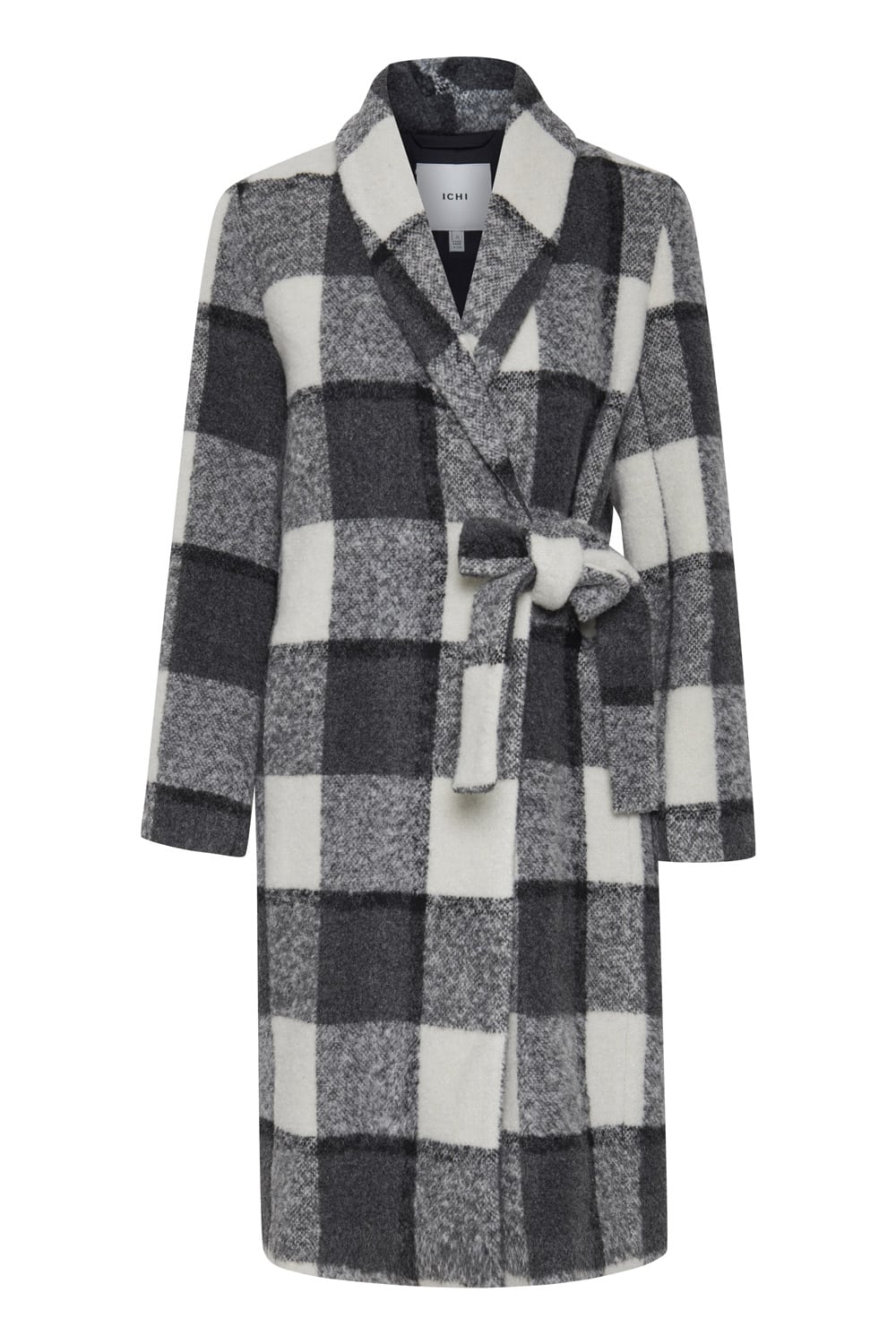 Ichi kostkovaný kabát Ihgabriella